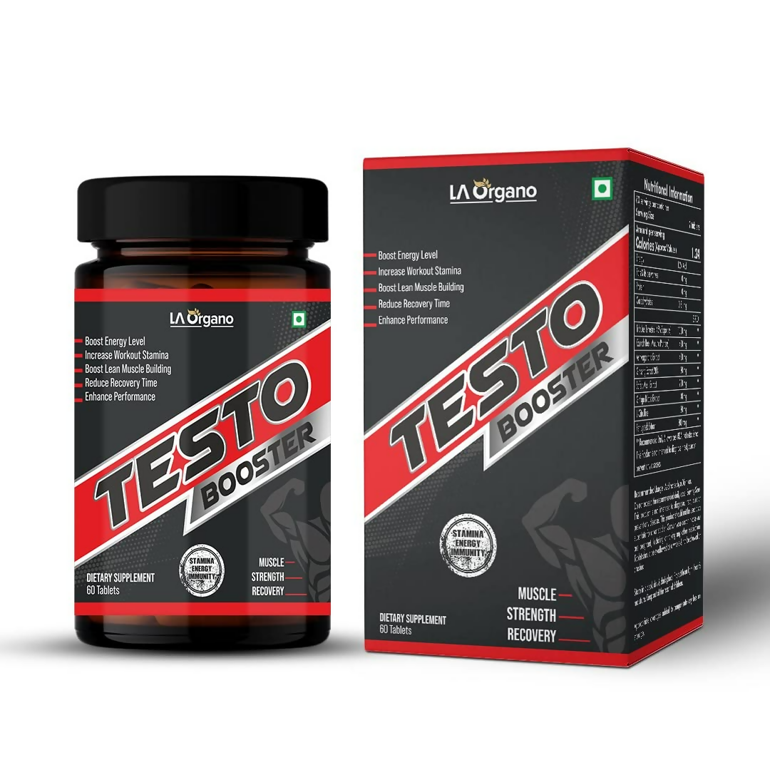 LA Organo Testo Booster Tablets | Swadesiicart