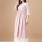 Bandhani Printed Flared Tie Up Neck Kurta, Multicolor - Hiral Fashion