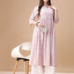 Bandhani Printed Flared Tie Up Neck Kurta, Multicolor - Hiral Fashion
