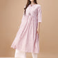Bandhani Printed Flared Tie Up Neck Kurta, Multicolor - Hiral Fashion