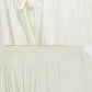Wahe-NOOR Women's Solid Cream & Pista Green Rayon Palazzo (Set Of 2) | Swadesiicart