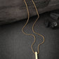NVR Men Gold-Polished Geomatric Pendent With Chain | Swadesiicart