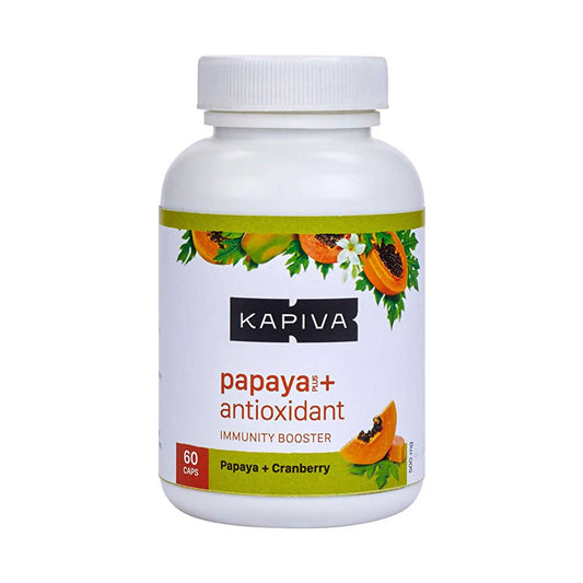 Kapiva Ayurveda Papaya Plus Antioxidant Capsules | Swadesiicart