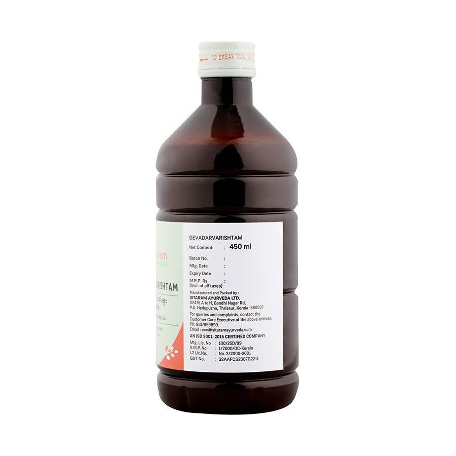 Sitaram Ayurveda Devadarvarishtam Syrup | Swadesiicart