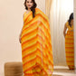 Yellow Georgette Designer Printed Ready To Wear Saree - Ibiza | Swadesiicart