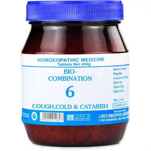 Lord's Homeopathy Bio-Combination 6 Tablets | Swadesiicart