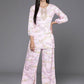 Ahalyaa Women's Traditional Wear Co-ods - Pink - Swadesiicart