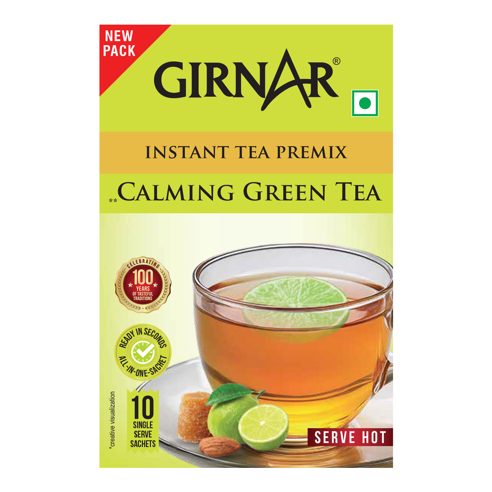 Girnar Instant Premix Calming Green Tea | Swadesiicart