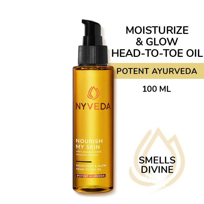 Nyveda Body Oil | Nourish My Skin Moisturise & Glow Head-To-Toe | Swadesiicart