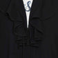 Bashariya Long Cardigan With Bell Sleeves Without Inner Abaya - Black