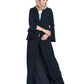 Bashariya Long Cardigan With Bell Sleeves Without Inner Abaya NavyBlue