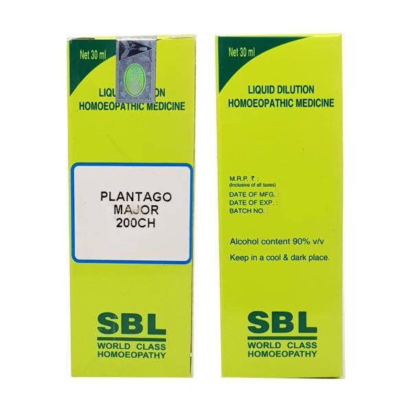 SBL Homeopathy Plantago Major Dilution | Swadesiicart