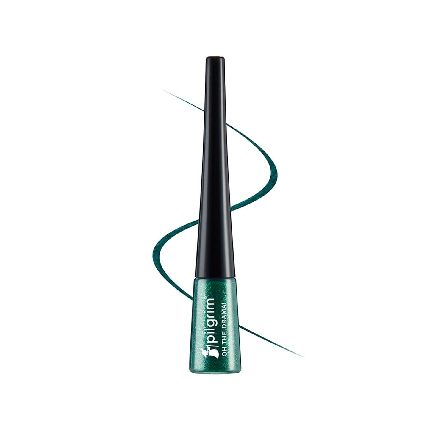 Pilgrim Metallic Eyeliner Green Envy, Long Lasting & Smudge Proof Enriched With Argan Oil - Pilgrim