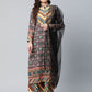 Ahalyaa Women's Multi Colour Crepe Digital Patola Printed Kurta Palazzo Set With Dupatta | Swadesiicart