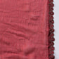 Brown Organza Swaroski Diamond Work Saree with Unstitched Blouse - Radha