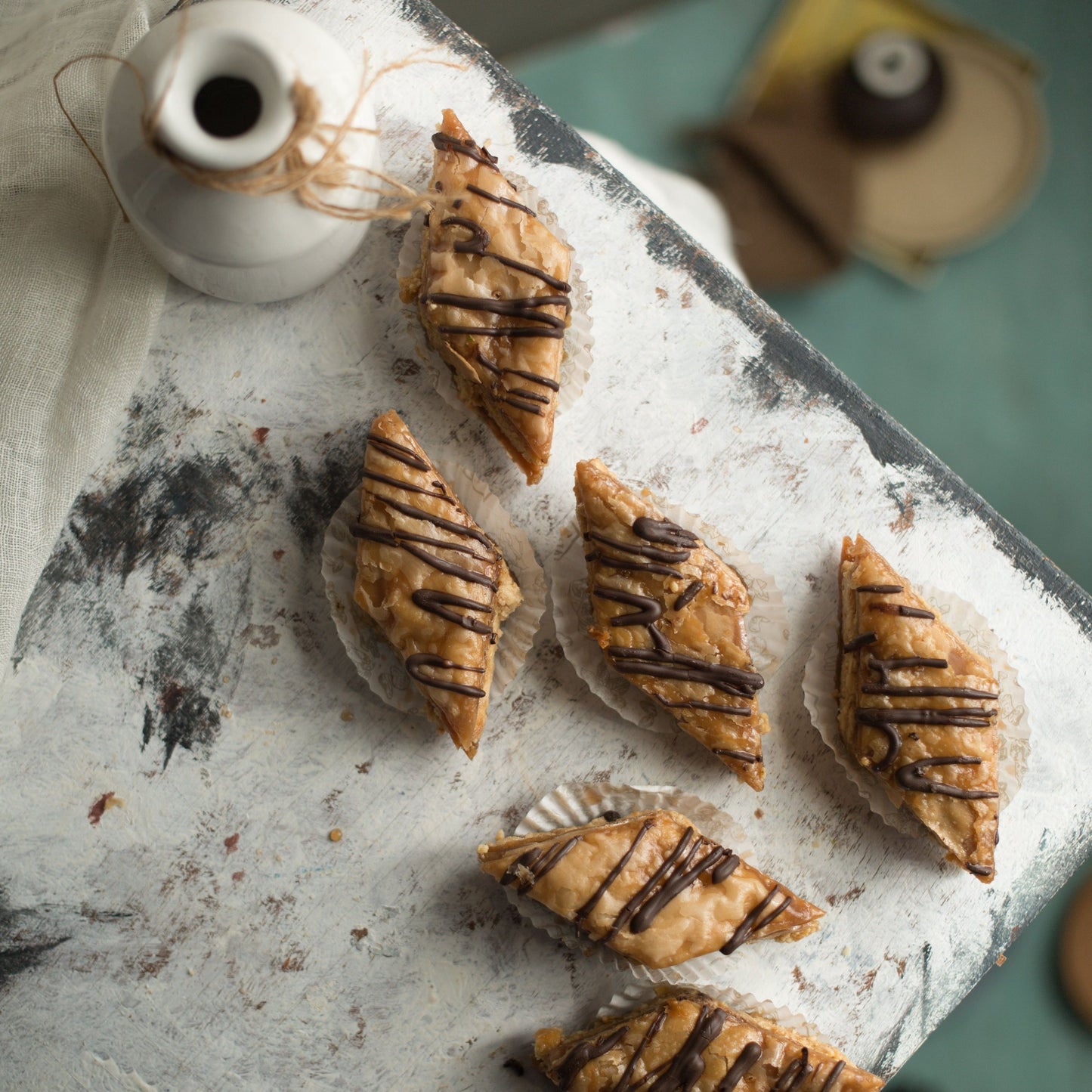 Almond House Chocolate Layered Baklava | Swadesiicart
