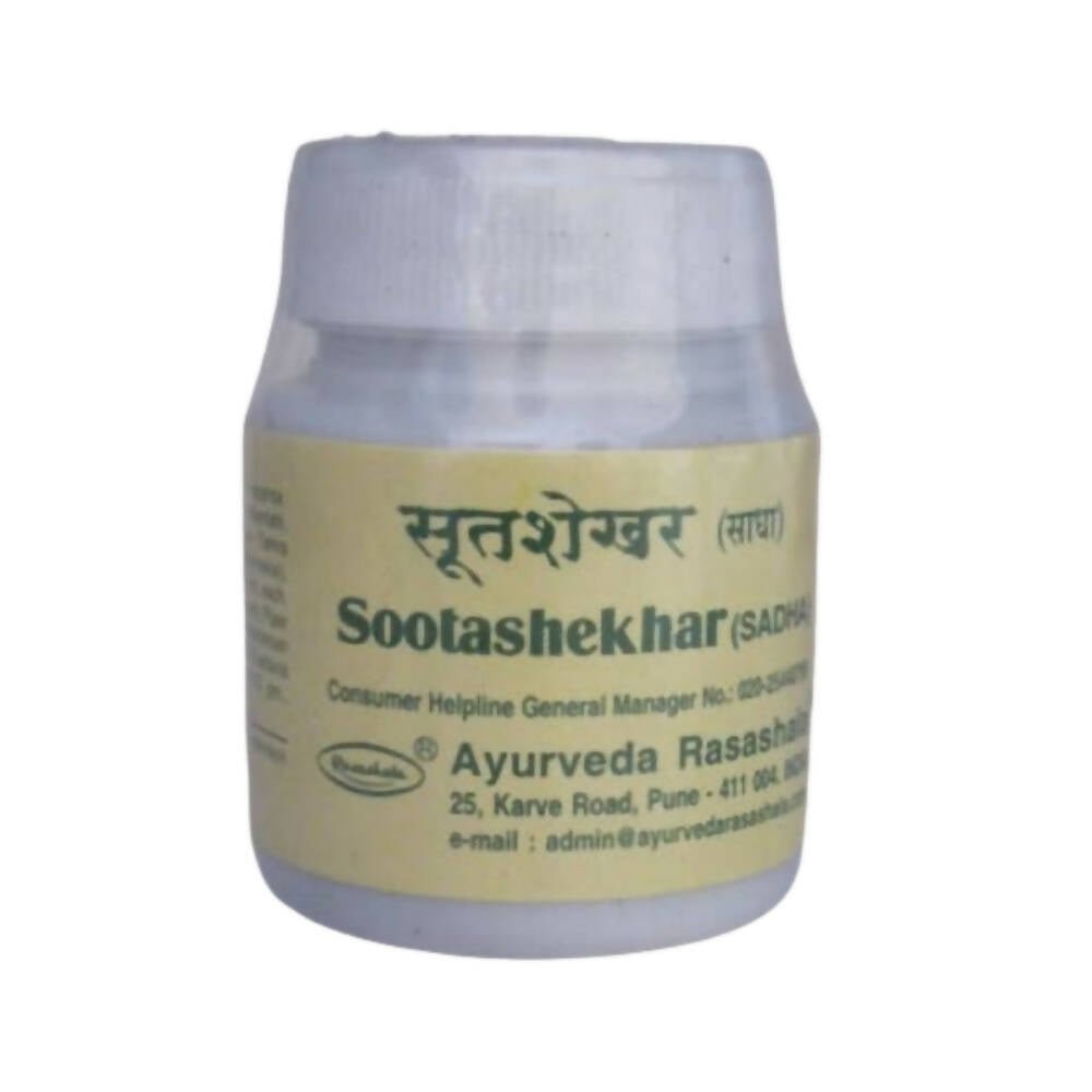 Ayurveda Rasashala Sootashekhar (Sadha) Tablets | Swadesiicart
