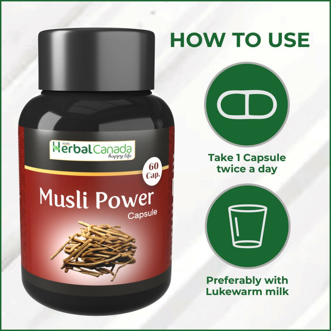 Herbal Canada Mulsi Power Capsules - Swadesiicart