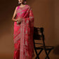Vamsee Pink Organza Saree - Swadesiicart