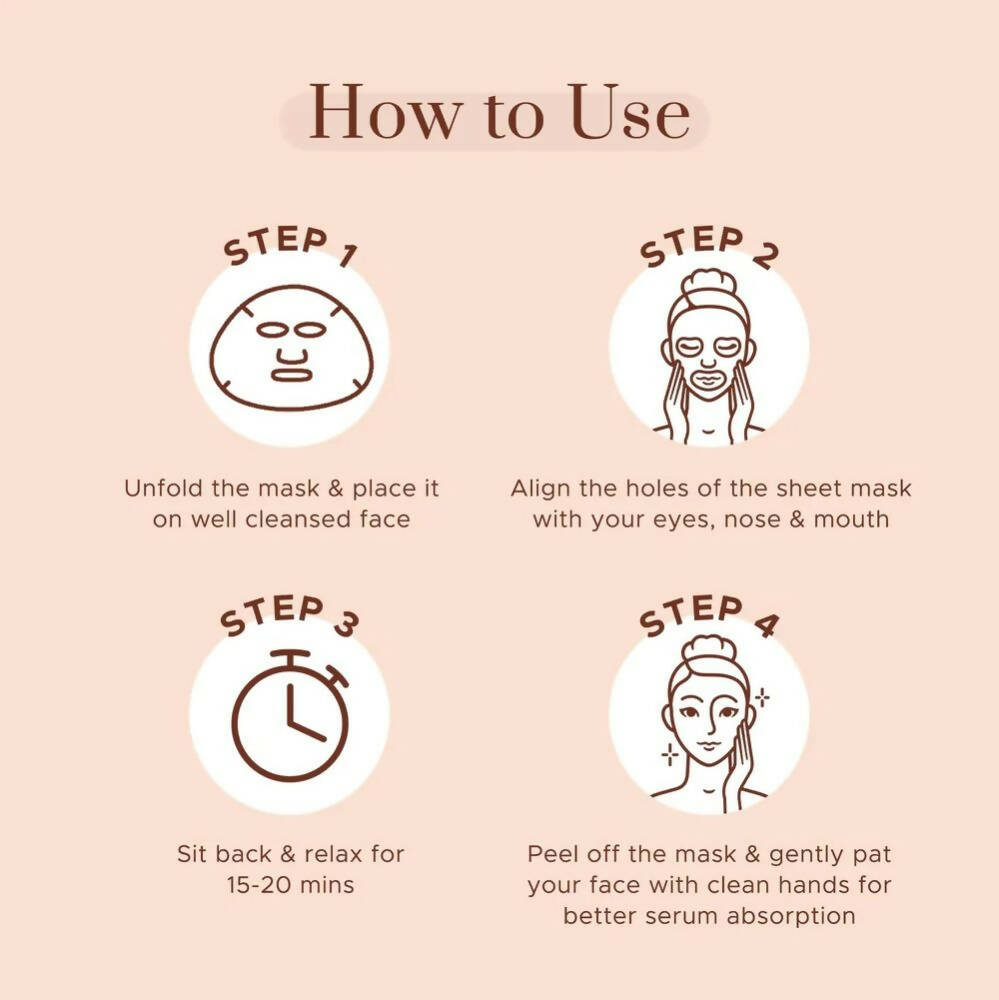 Pure Sense Youthful Glow Sheet Mask with Kakadu Plum & Avocado - Swadesiicart