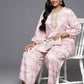 Ahalyaa Women's Traditional Wear Co-ords - Pink - Swadesiicart