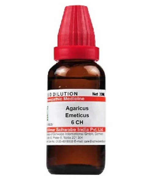 Dr. Willmar Schwabe India Agaricus Emeticus Dilution | Swadesiicart