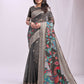 Shree Shyam Fashion Linen Cotton Grey Saree