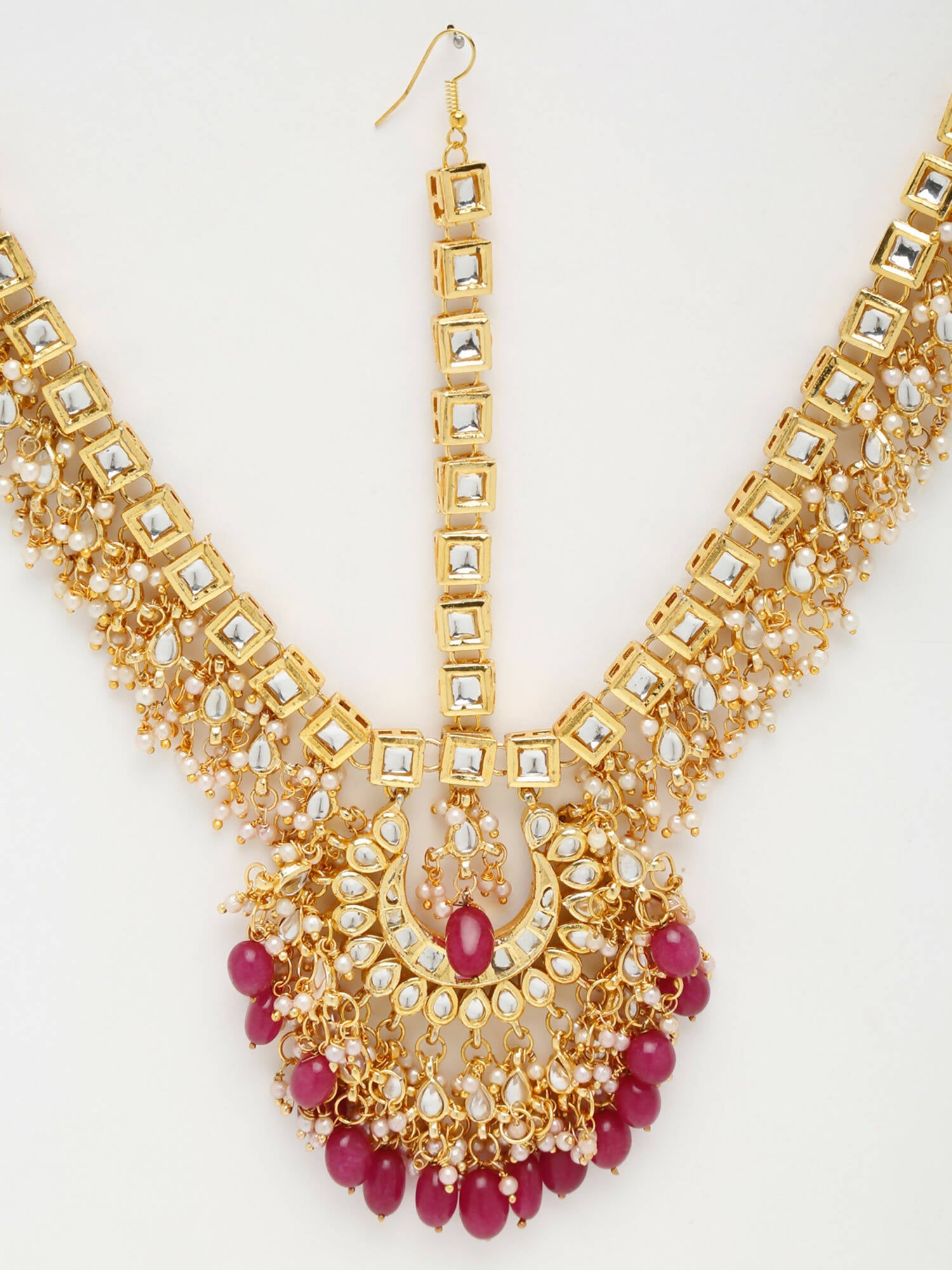 Kundan Matha Patti - Ruby Raang | Swadesiicart