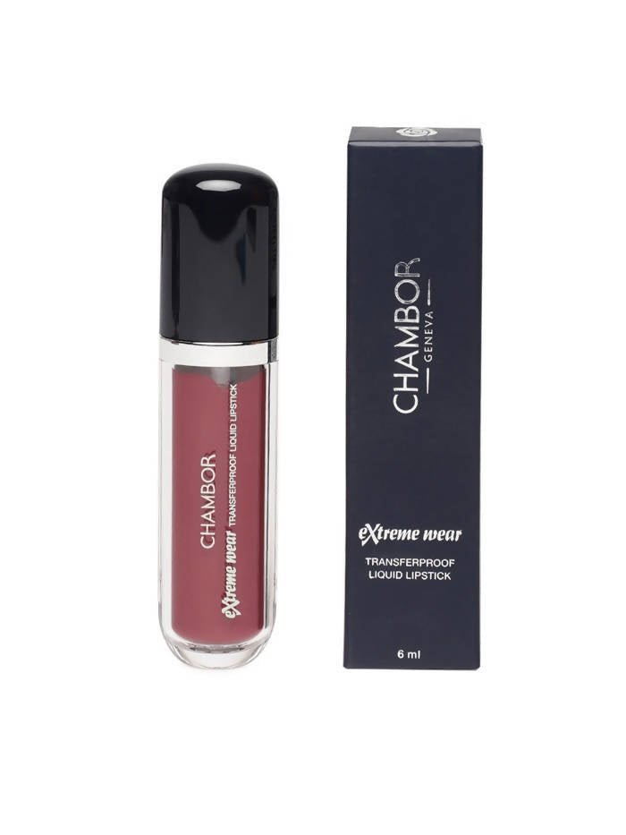 Chambor Nocturne 407 Extreme Wear Transferproof Liquid Lipstick - Swadesiicart
