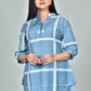 Morchari Digital Print Semi Muslin Co-Ord Set Top & Trouser-Multicolor - Swadesiicart