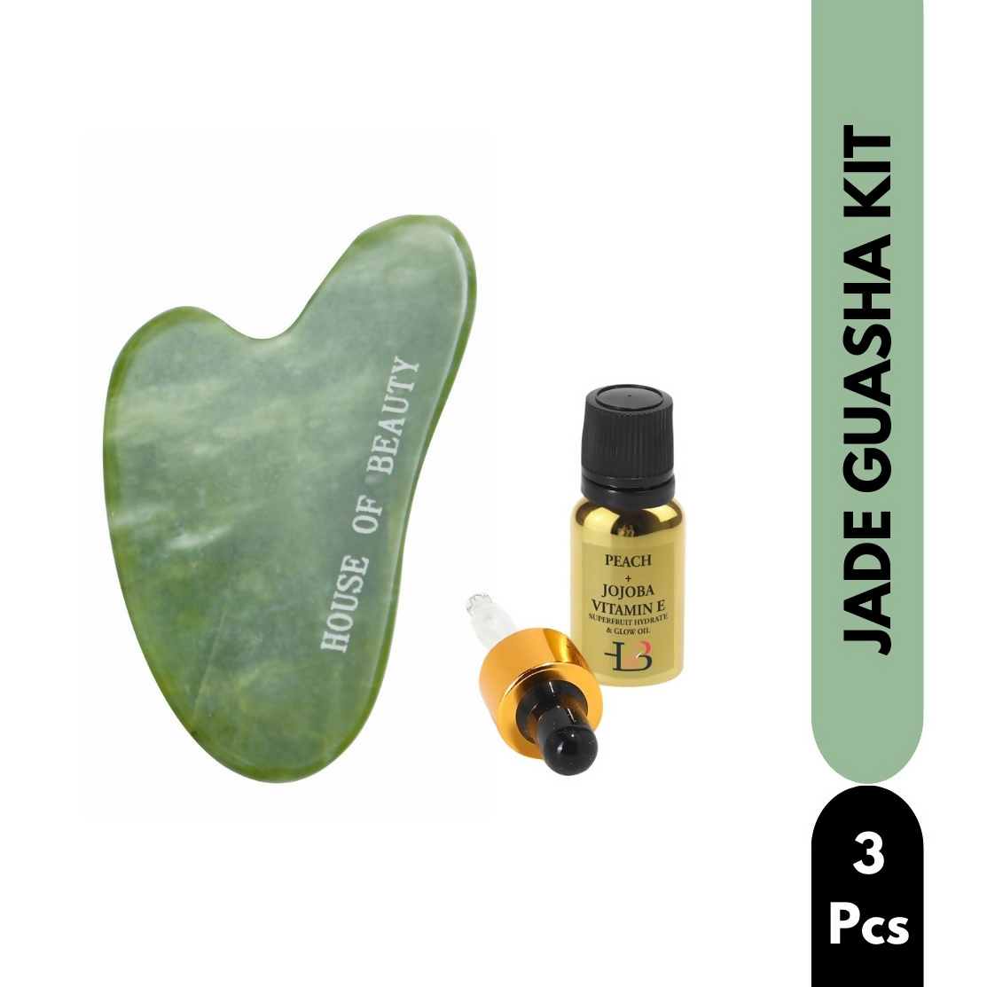 House of Beauty Jade Guasha Kit - Swadesiicart
