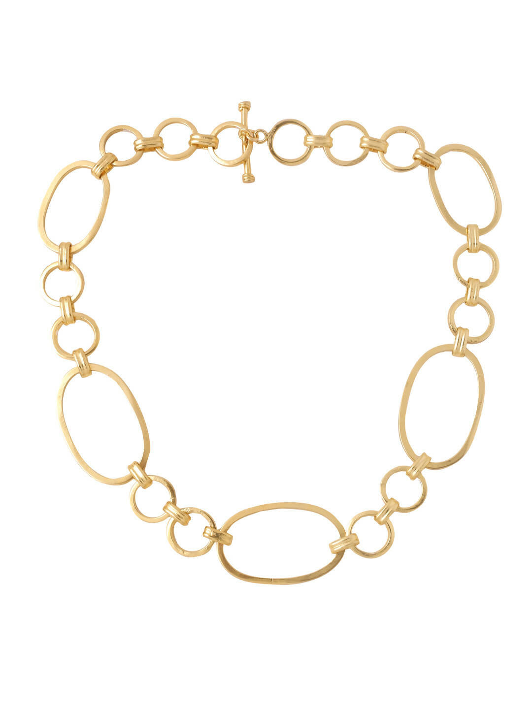 NVR Women Gold-Polished Statement Necklace | Swadesiicart