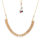 Priyaasi Women 2 Gold-Polished Pearls Necklaces With Jhumki & Maangtika - Swadesiicart