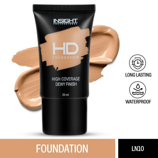 Insight Cosmetics HD Foundation - LN 10 - Swadesiicart