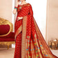 Shree Shyam Fashion Paithani Silk Red Saree