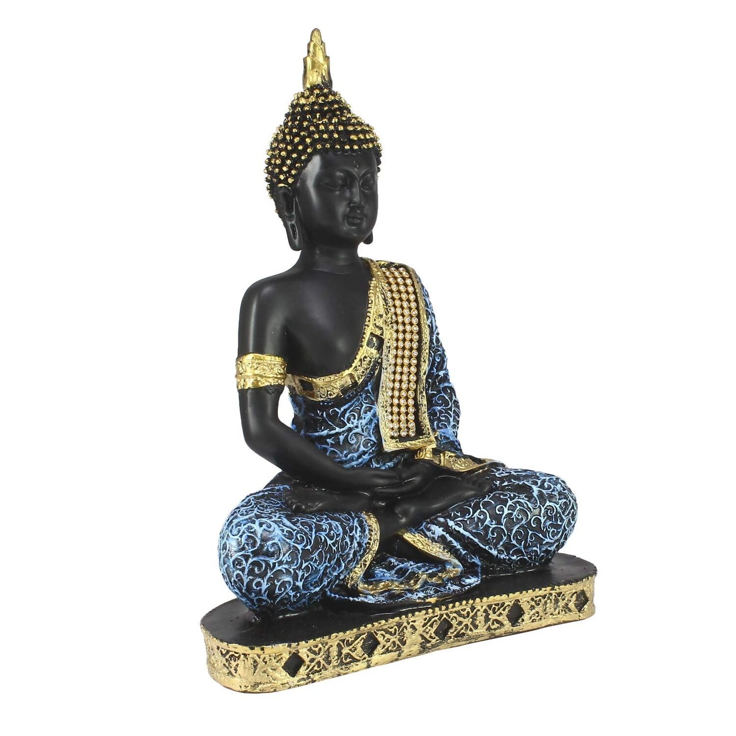 eCraftIndia Buddha Showpiece - Blue - Swadesiicart