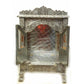 Silver Coated and Copper 2 Door Open Pooja Mandir / Pooja Mandiram Silver Coated and Copper - Swadesiicart