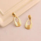 Golden Earrings - Ruby Raang | Swadesiicart