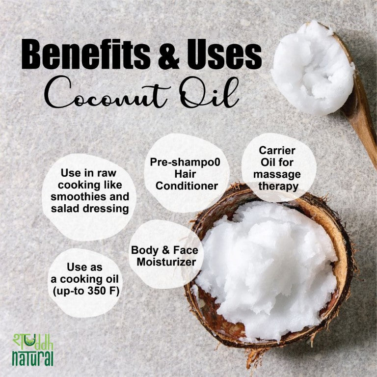 Shuddh Natural Coconut Oil Cold Pressed | Swadesiicart