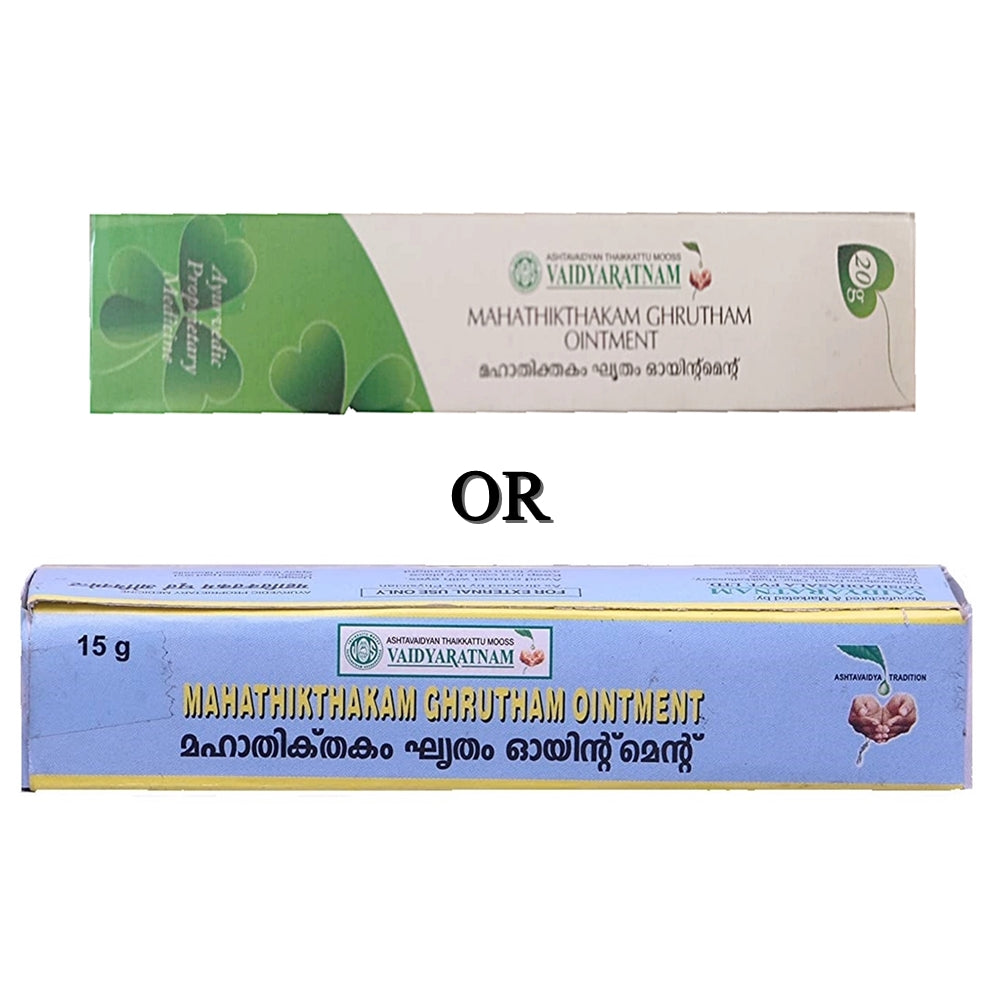 Vaidyaratnam Mahathikthakam Ghrutham Ointment - Swadesiicart