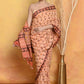 Very Much Indian Designer Modal Silk Saree With With Beautiful Floral Print - Light Orange | Swadesiicart