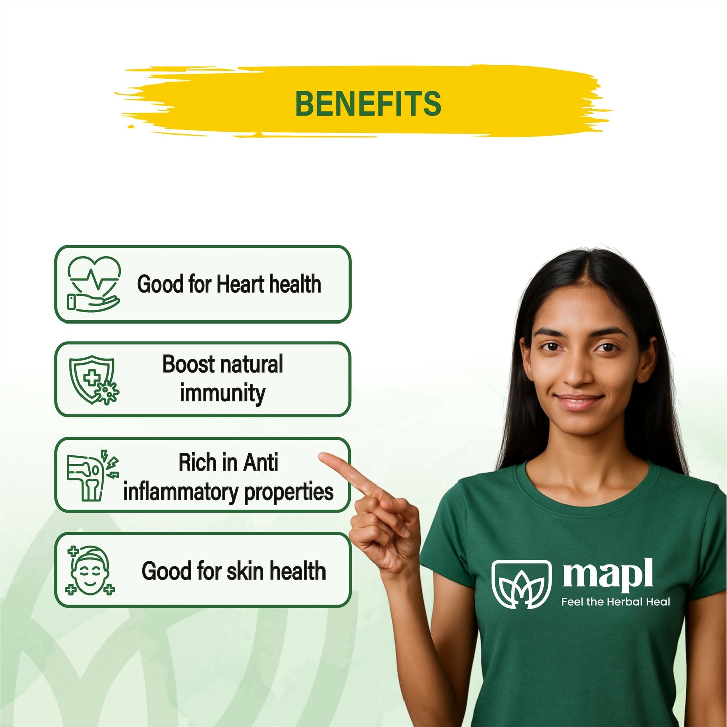 MAPL Cold-Pressed Turmeric & Balck Pepper Juice | Swadesiicart