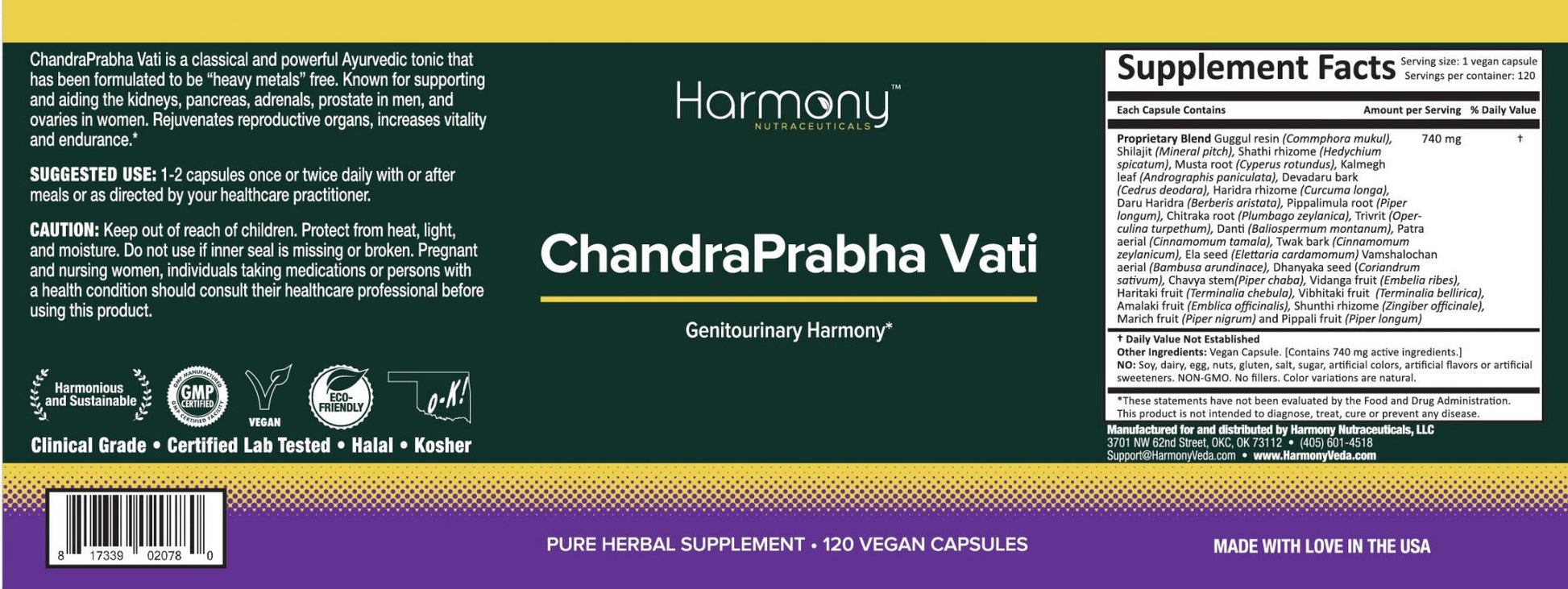Harmony Veda | Chandraprabha Vati Capsules