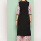Ahalyaa Women's Traditional wear Kurta Set - Black | Swadesiicart