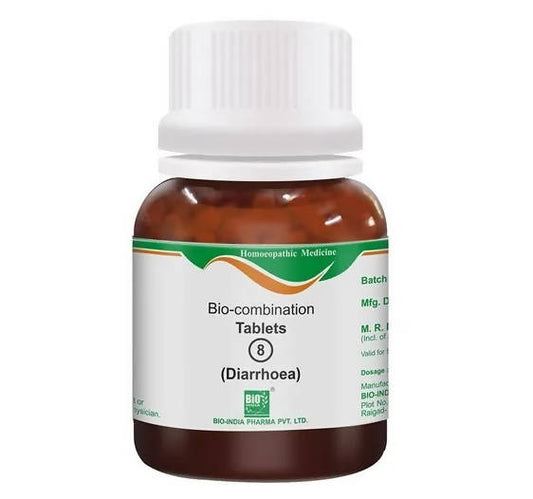 Bio India Homeopathy Bio-combination 8 Tablets | Swadesiicart