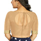 Aastha Fashion Women's Beige Art Silk Designer Traditional Readymade Blouse