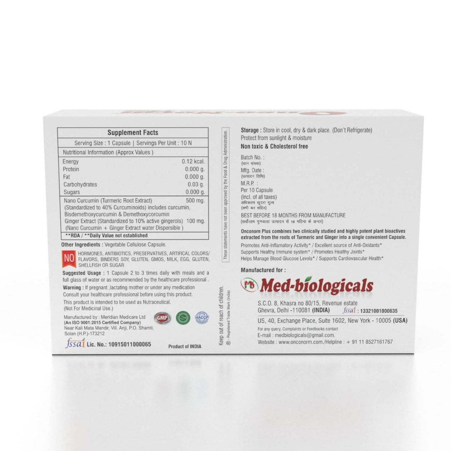 Onco-Norm Plus Cancer Care Capsules | Swadesiicart
