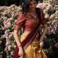 Lorenvalley Cream Kanchipuram Zari Weaving Work Lehenga Choli with Dupatta | Swadesiicart