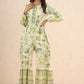 Juniper Women Lightolive Rayon Printed Straight Jumpsuit - Swadesiicart