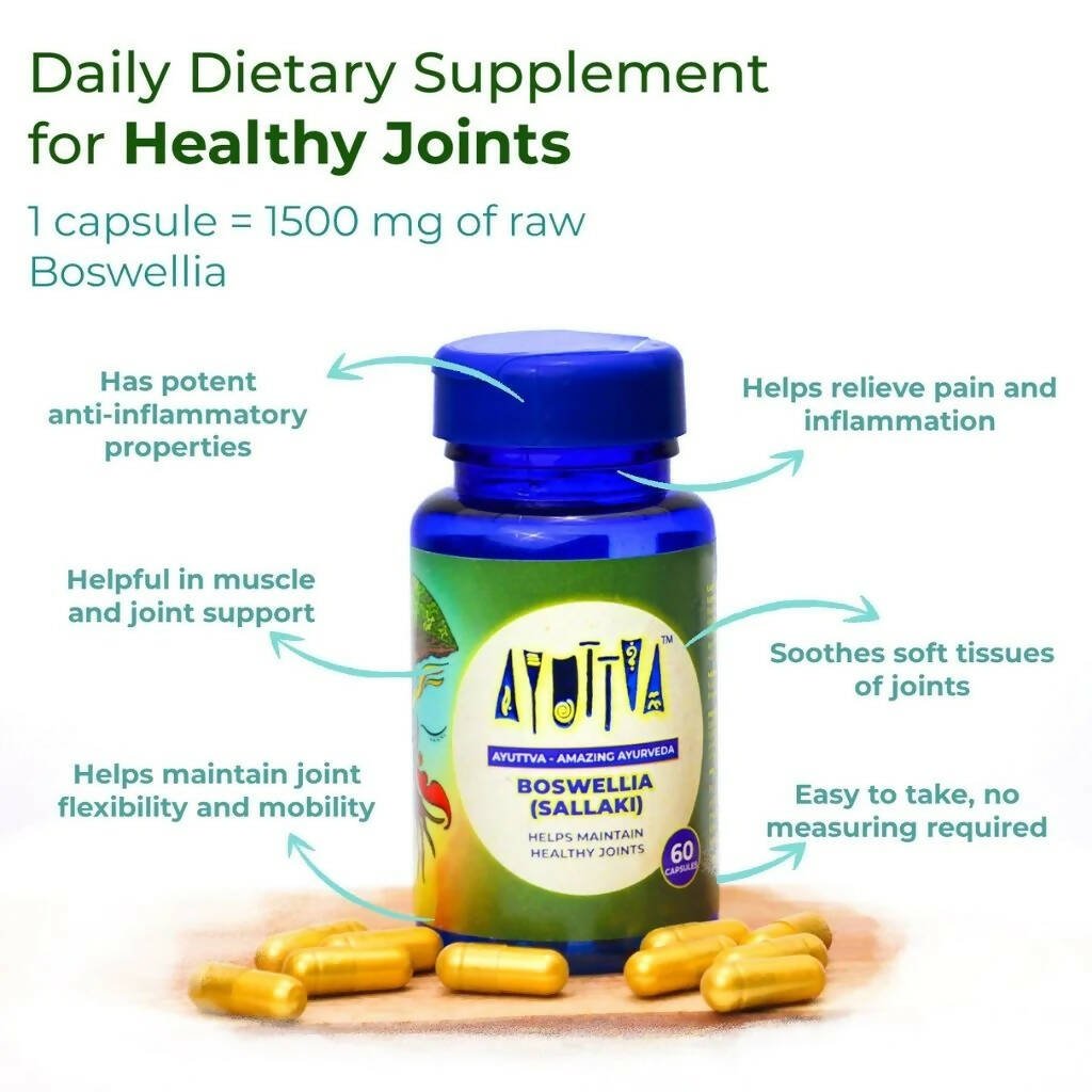 Ayuttva Boswellia Capsules | Swadesiicart